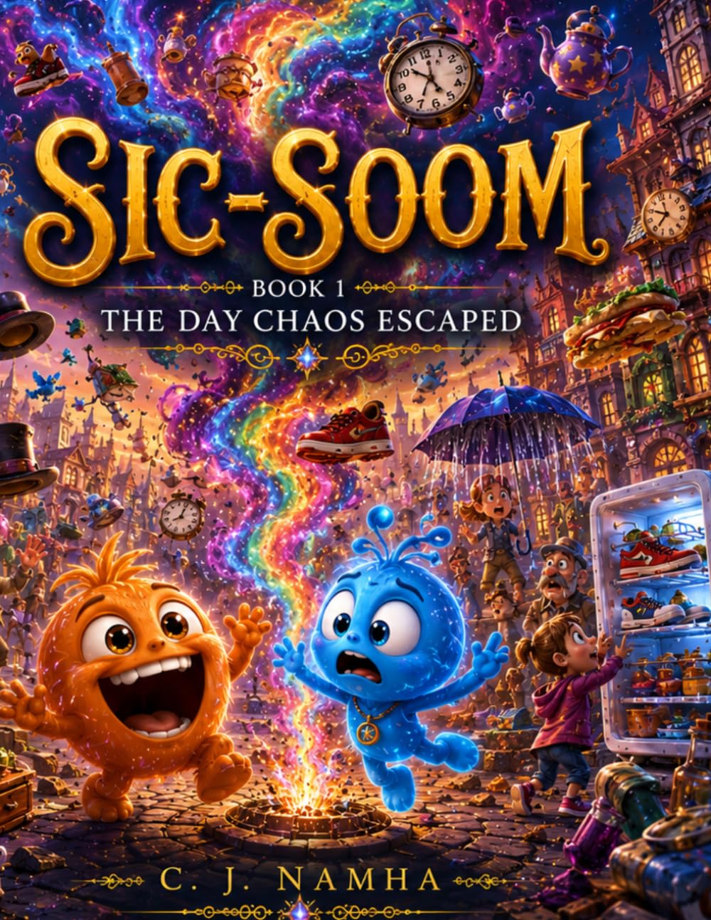 SIC-SOOM Book 1: The Day Chaos Escaped: A Silly Children’s Fantasy Story Full of Magic, Mischief, and Laugh-Out-Loud Chaos (SIC-SOOM- The Tiny Trouble Twins)