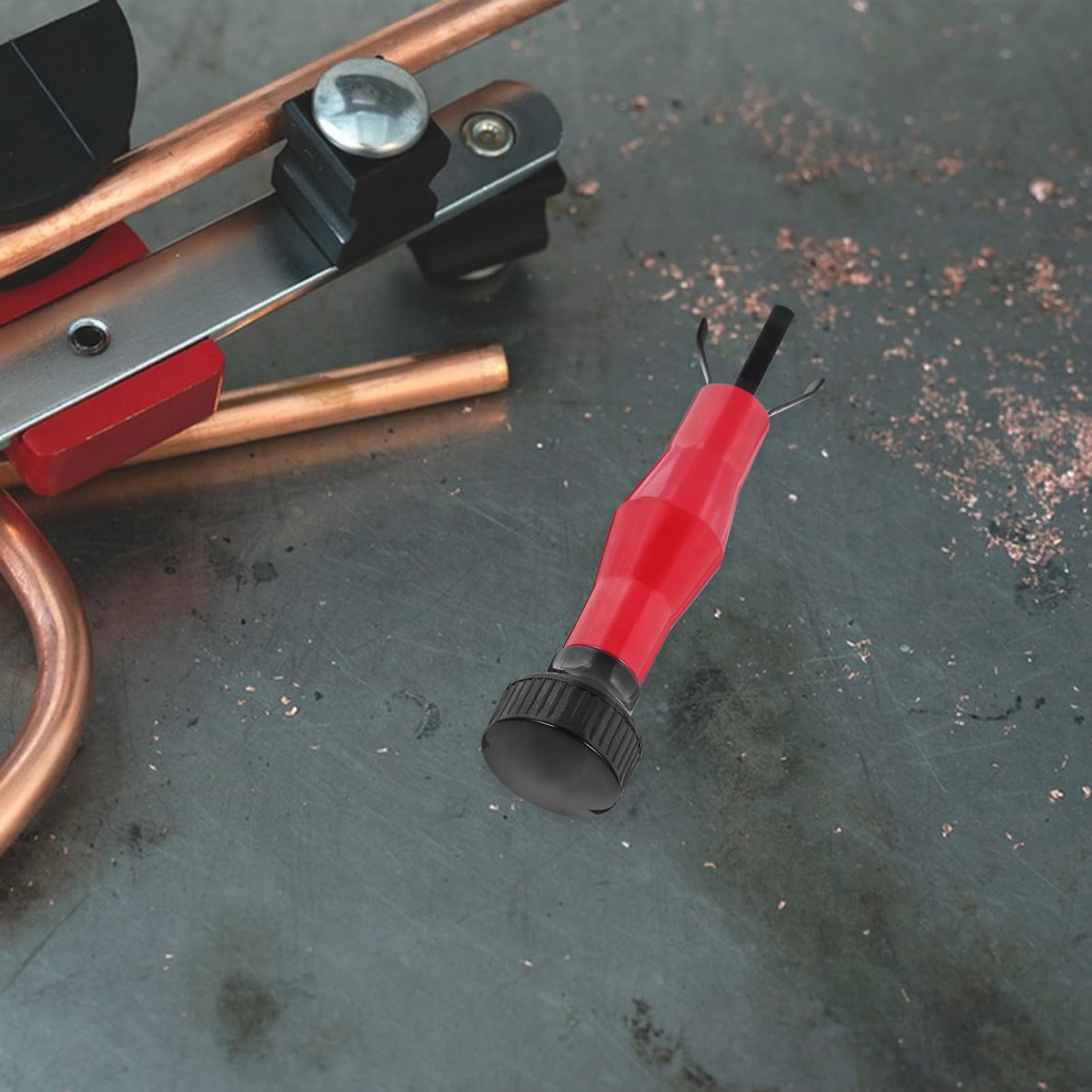 ARTIBETTER Co2 Gas Shielded Welding Welding Nozzle Claw Gas Shielded Arc Welding Part. Welding Nozzle Clamp Portable Claw Welding Reamer Reaming Tool Red Plastic