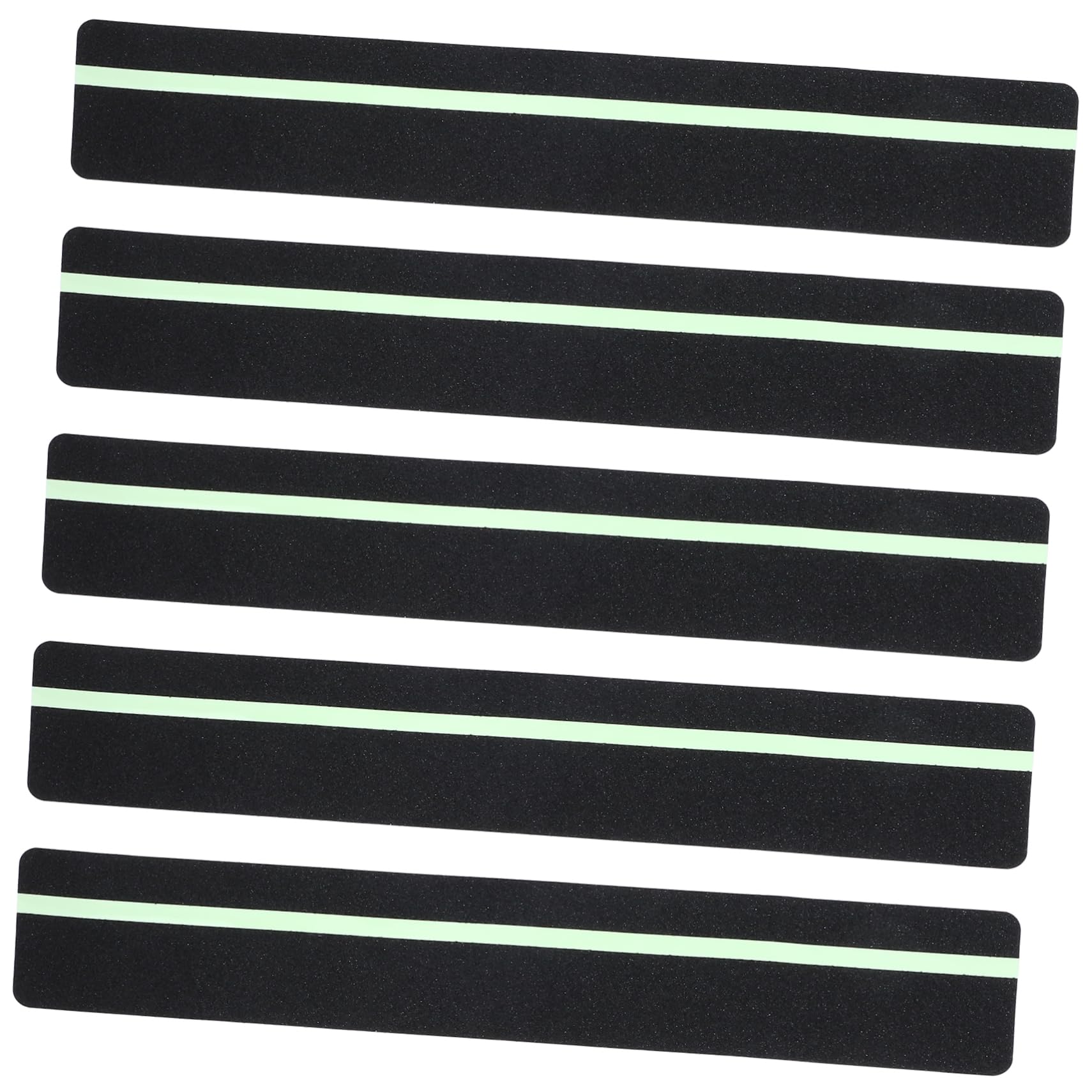 Alipis 12 Piezas Alfombrillas Antideslizantes Escaleras con Reflectantes Uso Exterior Interior Resistente al Agua y Seguridad Escaleras