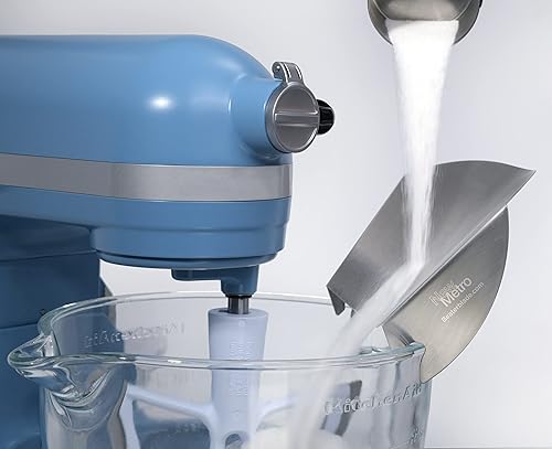 Miniatura 3 de New Metro Design KitchenAid - Juego de 2 canaletas de vertido para tazones mezcladores de soporte de vidrio, funciona con tazón mezclador de vidrio