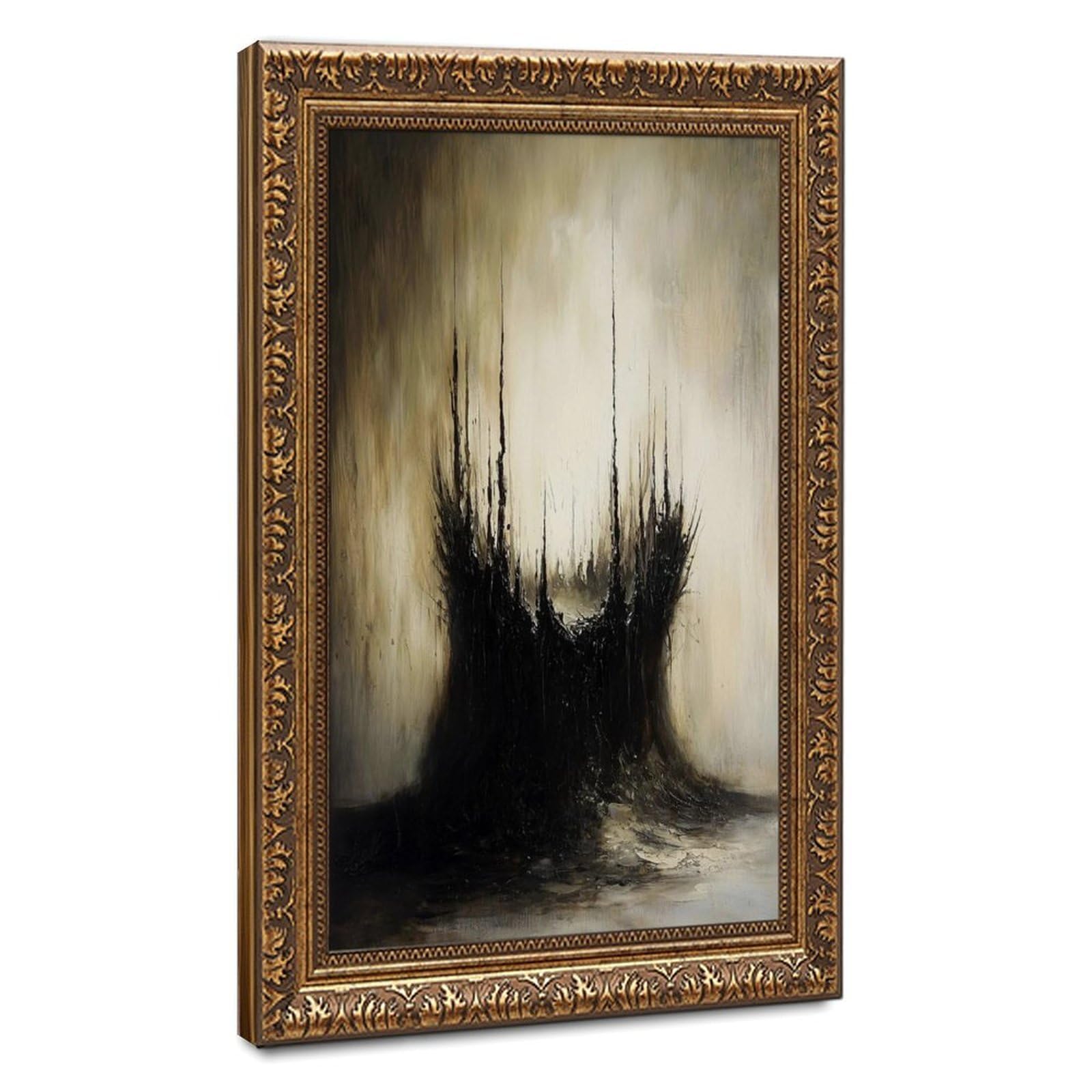 Bareronor Abstract Gothic Poster Canvas Poster Bedroom Decor Landscape Office Room Decor Gift 24" L X 36" W