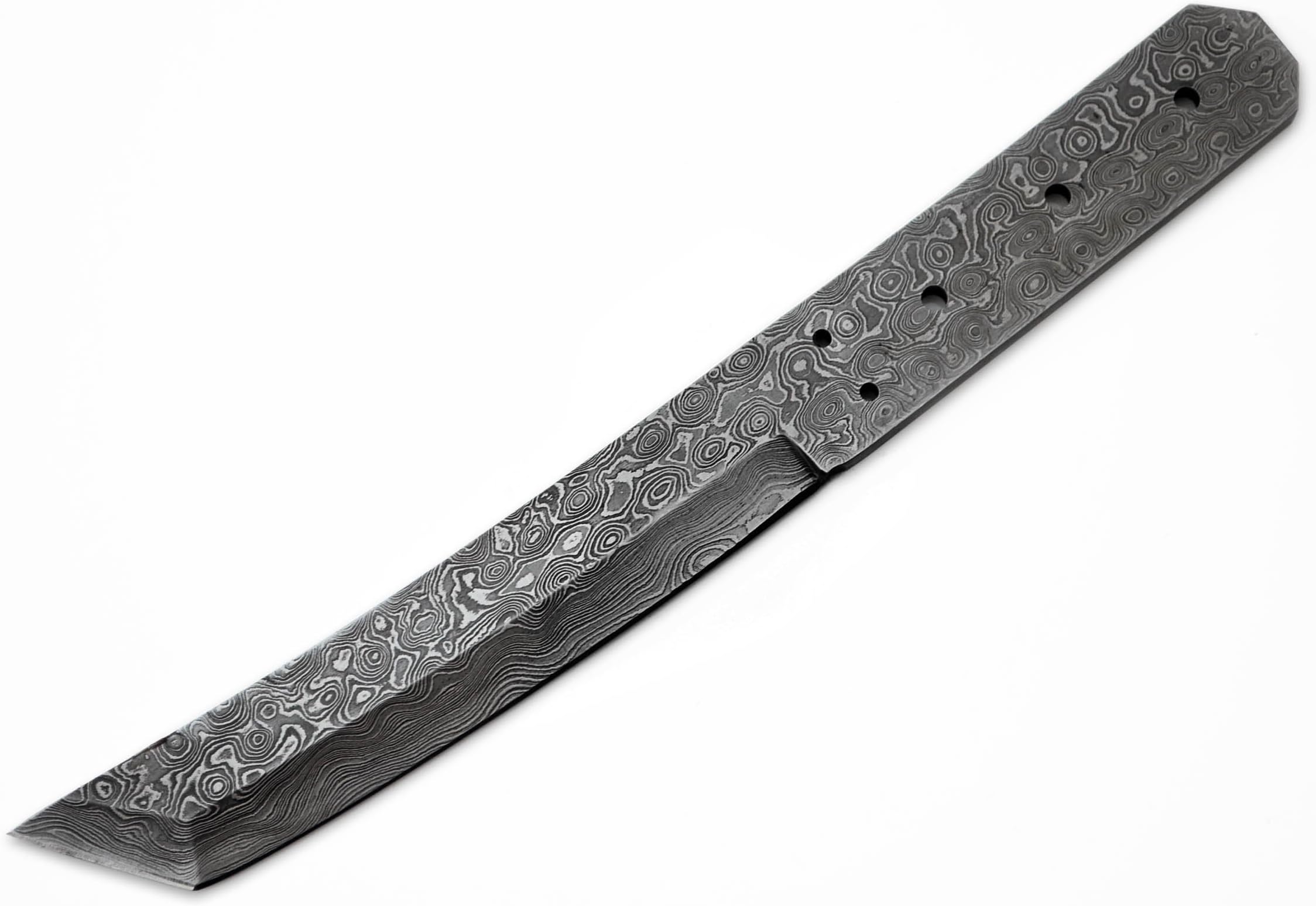 Damascus Classic Tanto Hunting Blank Blade Knife Knives Japanese Samurai High Carbon Steel Custom Making