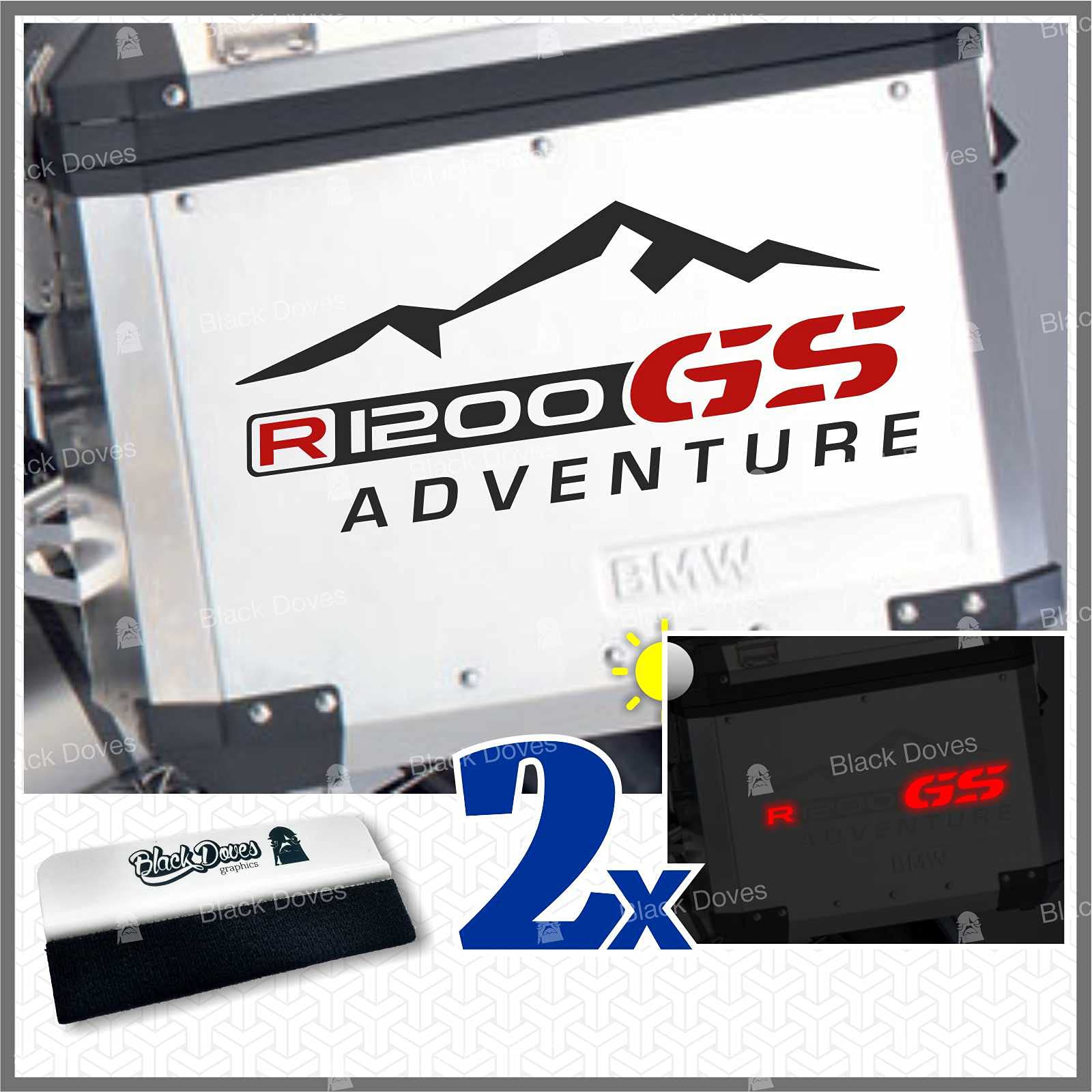 Adhésifs R 1200 GS pour valises de voyage Touratech en expédition tout-terrain
