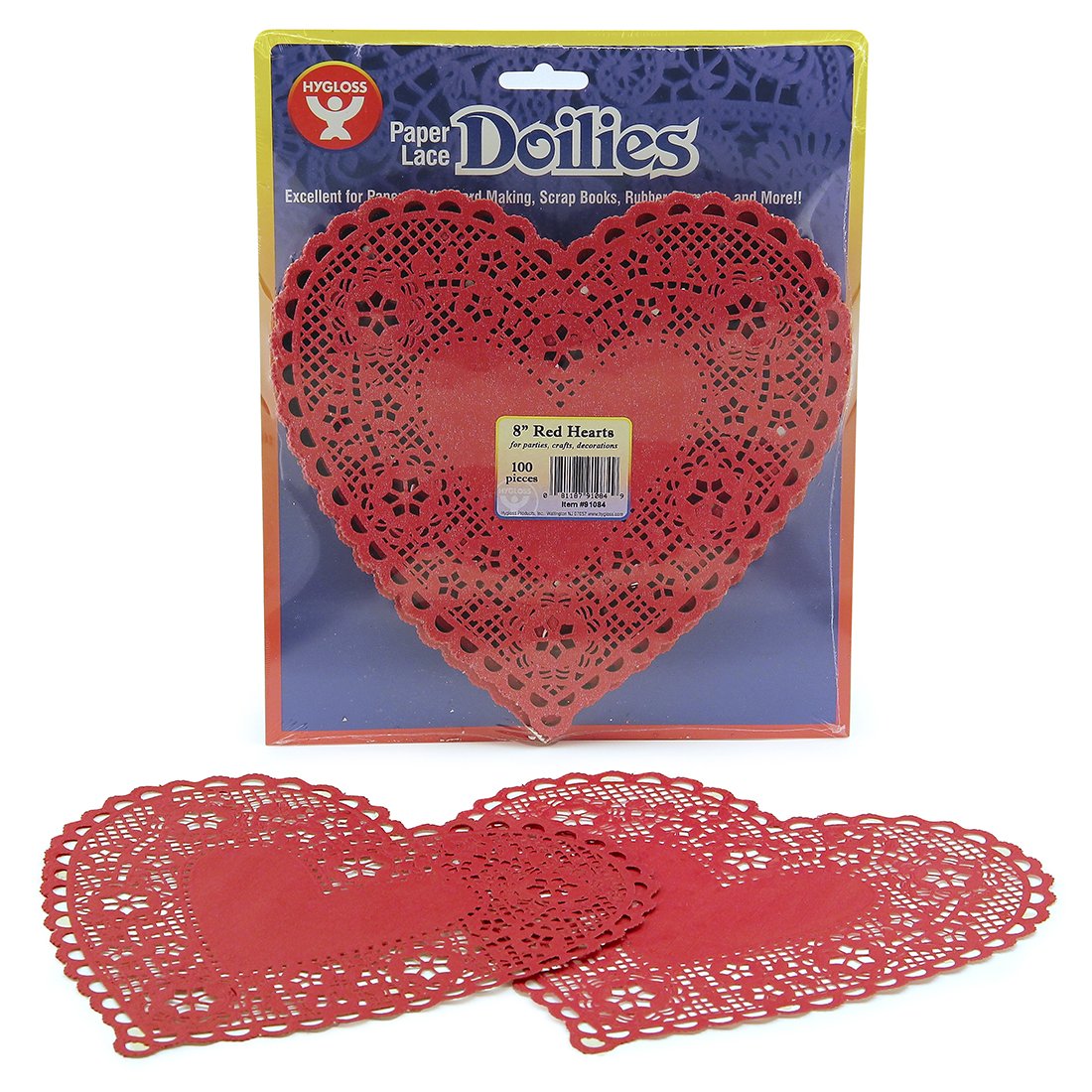 heart doilies crafts