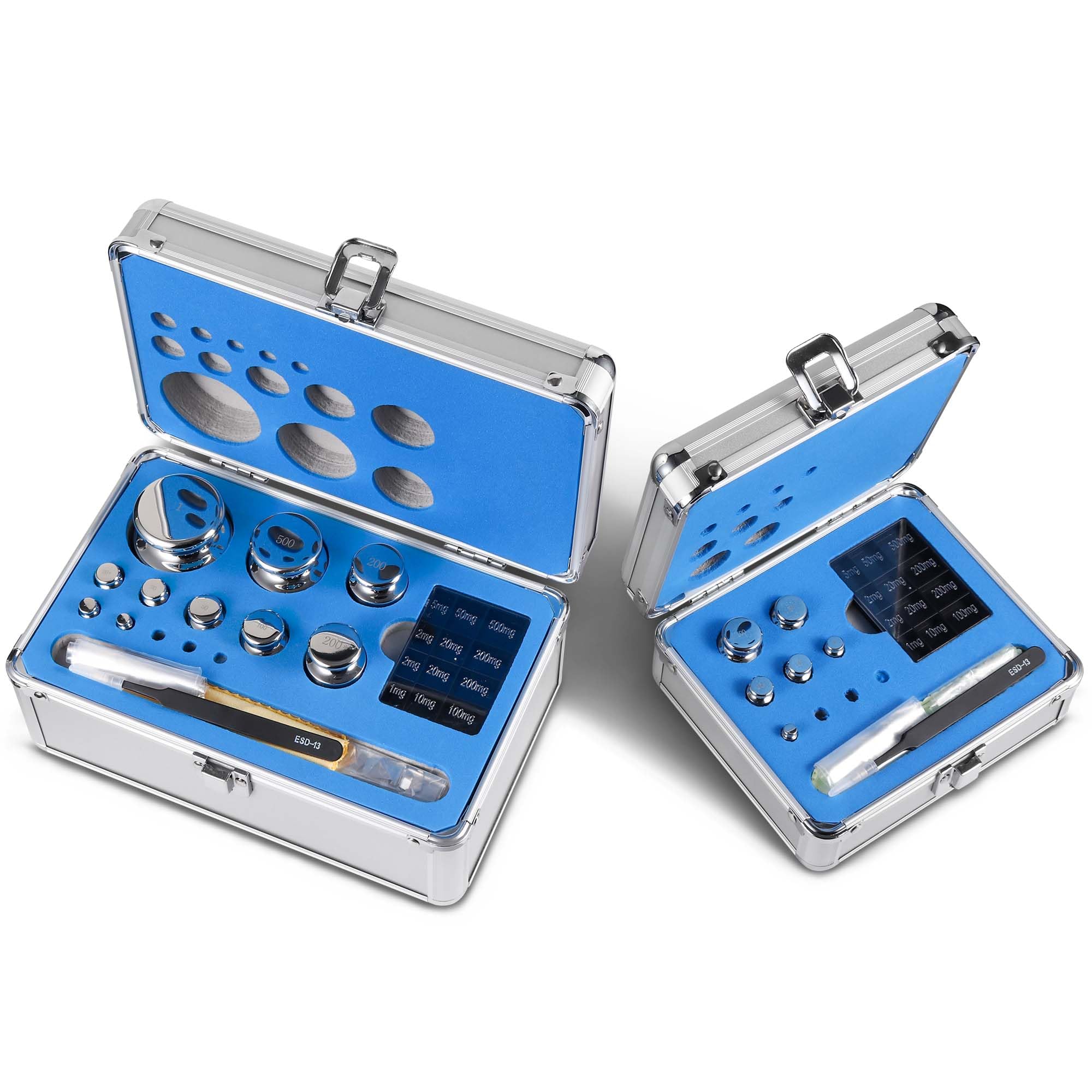Goetland F1 Certificata Pesi Taratura Pesi Calibrazione Set 25 pezzi 1mg-1kg 304 Acciaio Inox Per Digitale Bilancia Grammi Laboratorio