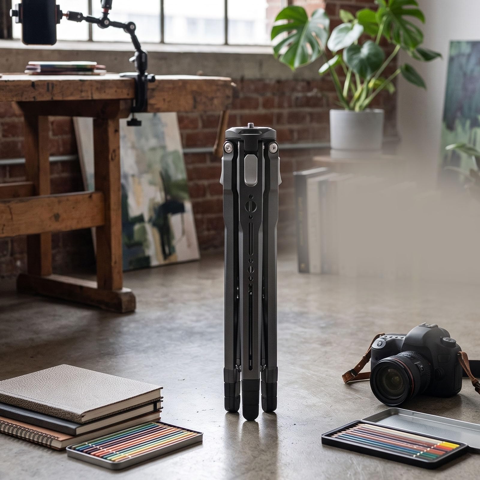 Fabater Treppiede per Fotocamera, Supporto Pieghevole Portatile in Alluminio