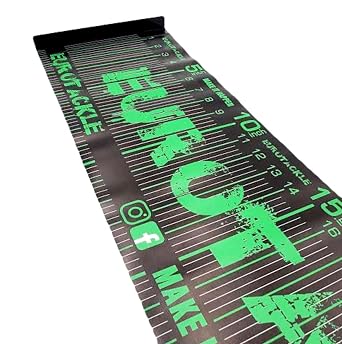 Eurotackle Trophy Fish Ruler | Waterproof Folding Travel | 33" Vynil Board - Fishing Mat | Fishing Measuring Tool