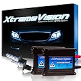 XtremeVision H7 6K 35W DC Xenon Bundle - Xenon Headlight Bulb with Slim Ballast - 6000K Light Blue - Xenon Bulbs