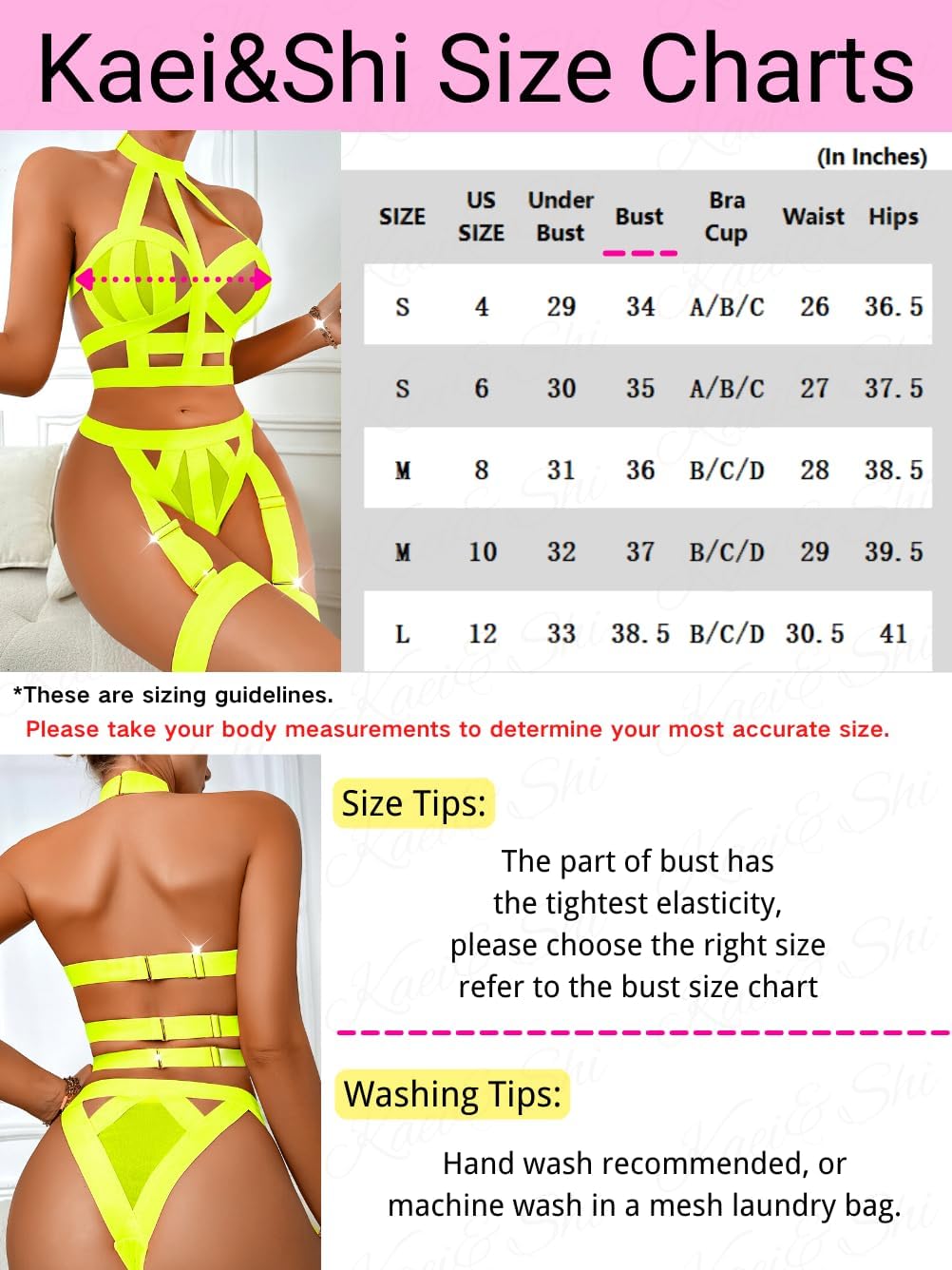 Kaei&Shi Strappy Cutout Lingerie, Halter Backless Garter, Sexy Top Outfits - Image 6