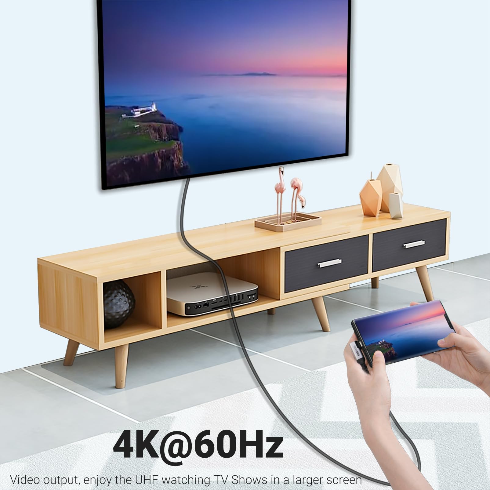 Cavo dati USB C 3.1 da 3 m 2 pacchetti, SUMPK angolo retto 100W Gen 2 cavo di trasferimento veloce 10Gbps ad alta velocità di ricarica, cavo PD di uscita video 4k 60hz per monitor Display