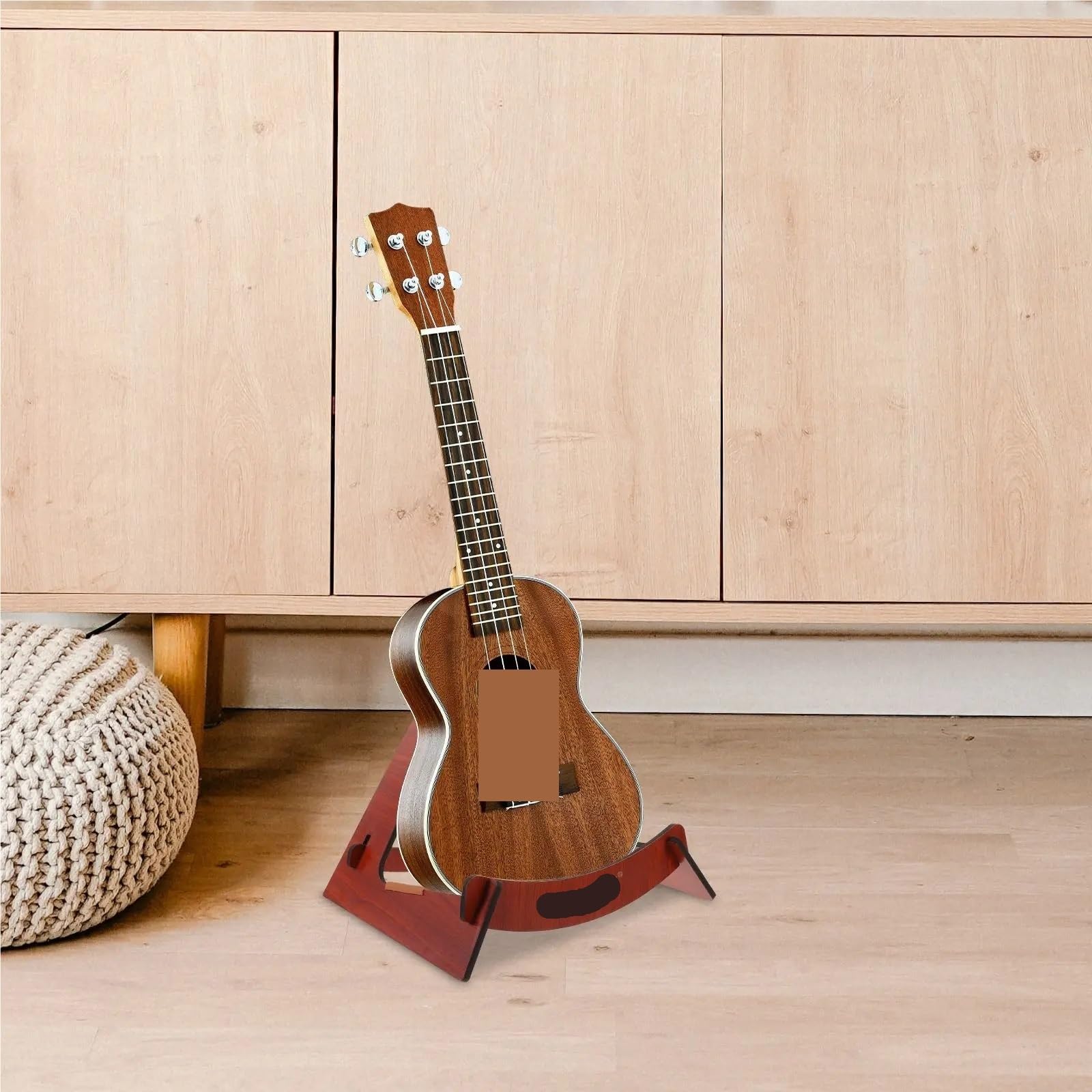 Generico Supporto per Chitarra 2 Pezzi Supporto per Chitarra Supporto per Ukulele Supporto per Basso per Chitarra Supporto per Violino Supporto per Pavimento in Legno per Chitarra Negozio Domestico E