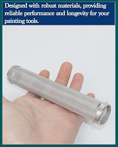 Miniatura 6 de 167025 60 Filtro de colector de malla sin aire Filtro pulverizador de pintura sin aire, paquete de 4, compatible con el número de piezas Graco