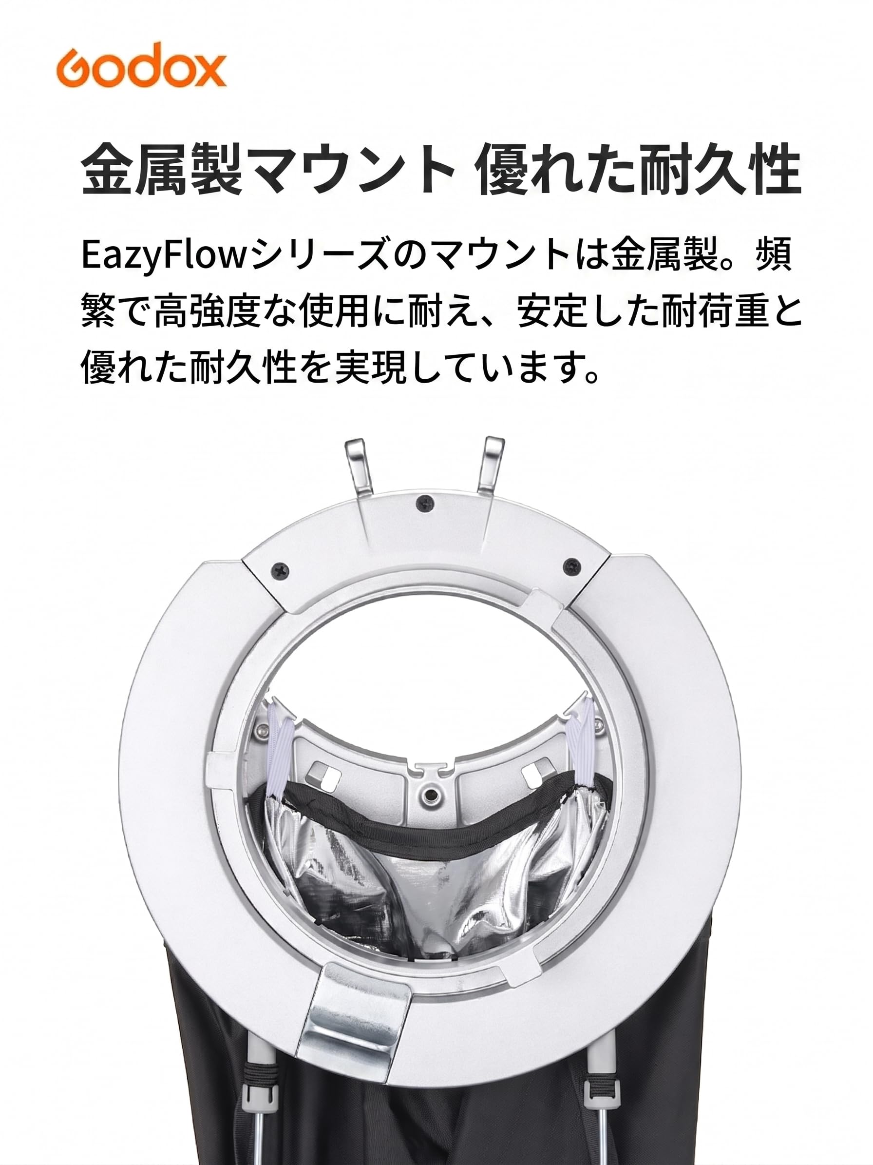 【撮影用ライト】八角形(60センチ)ソフトボックス Amazon | 【Godox正規代理店】Godox EazyFlow Octa 60cm 八角形 ソフト