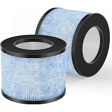 2 Pack MA-01CW Replacement Filter, Compatible with Miko Ibuki Air Purifier C102, H13 True HEPA