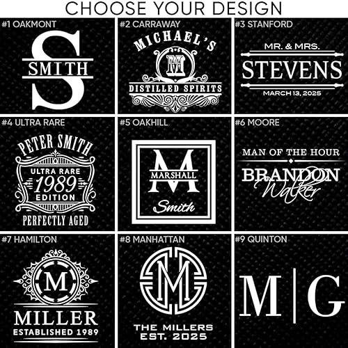 Miniatura 2 de Juego de presentación de decantador de whisky personalizado Decantador Argos + 4 vasos + caja de madera,Carson Decanter + 4 vasos,Carson -