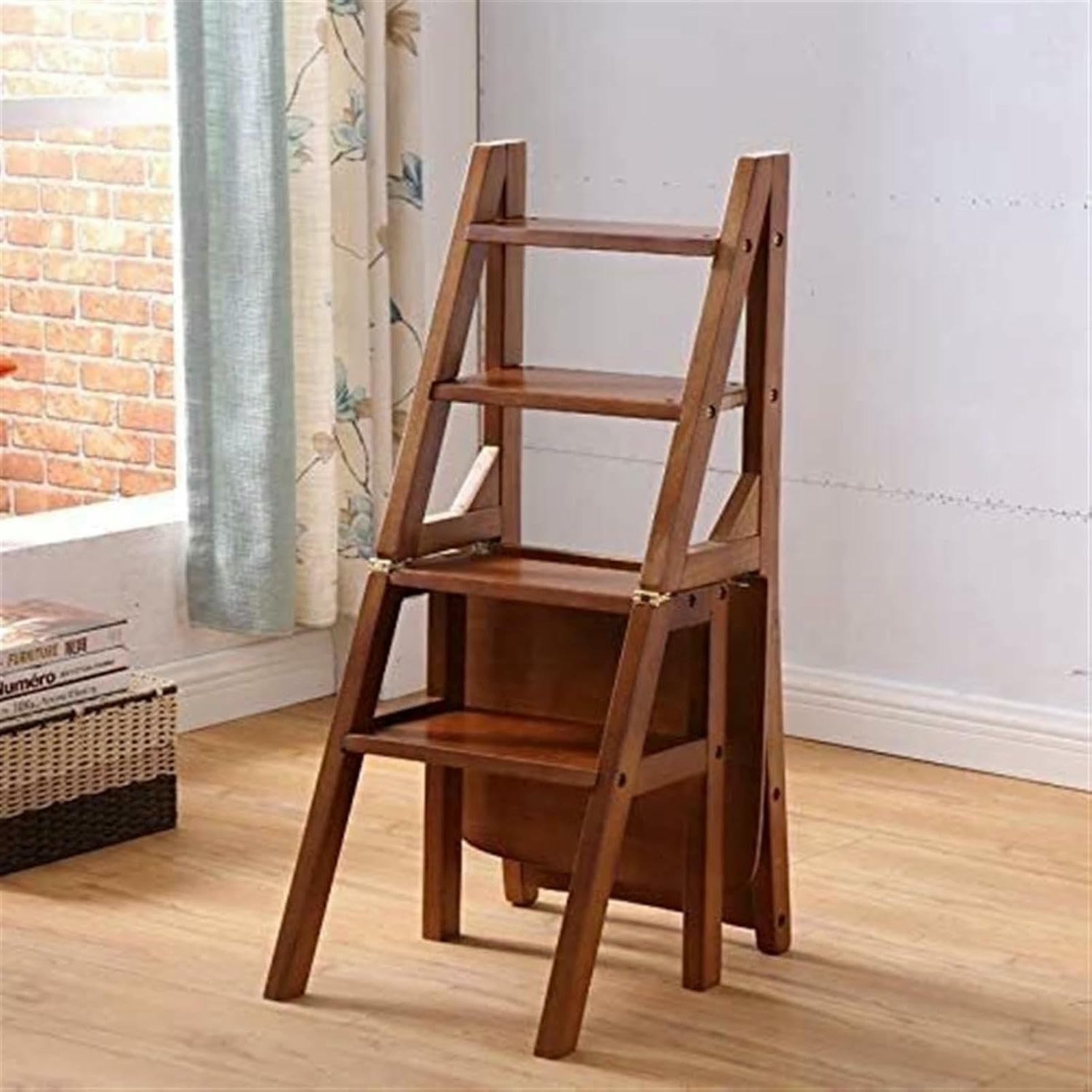 Chaise escalier en bois pliable CNPRAZ pour cuisine