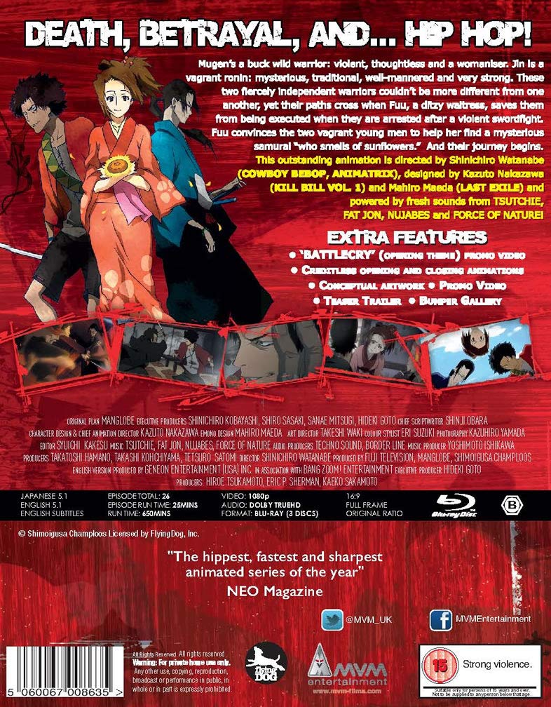 Samurai Champloo Collection BLU-RAY Steelbook [2019]