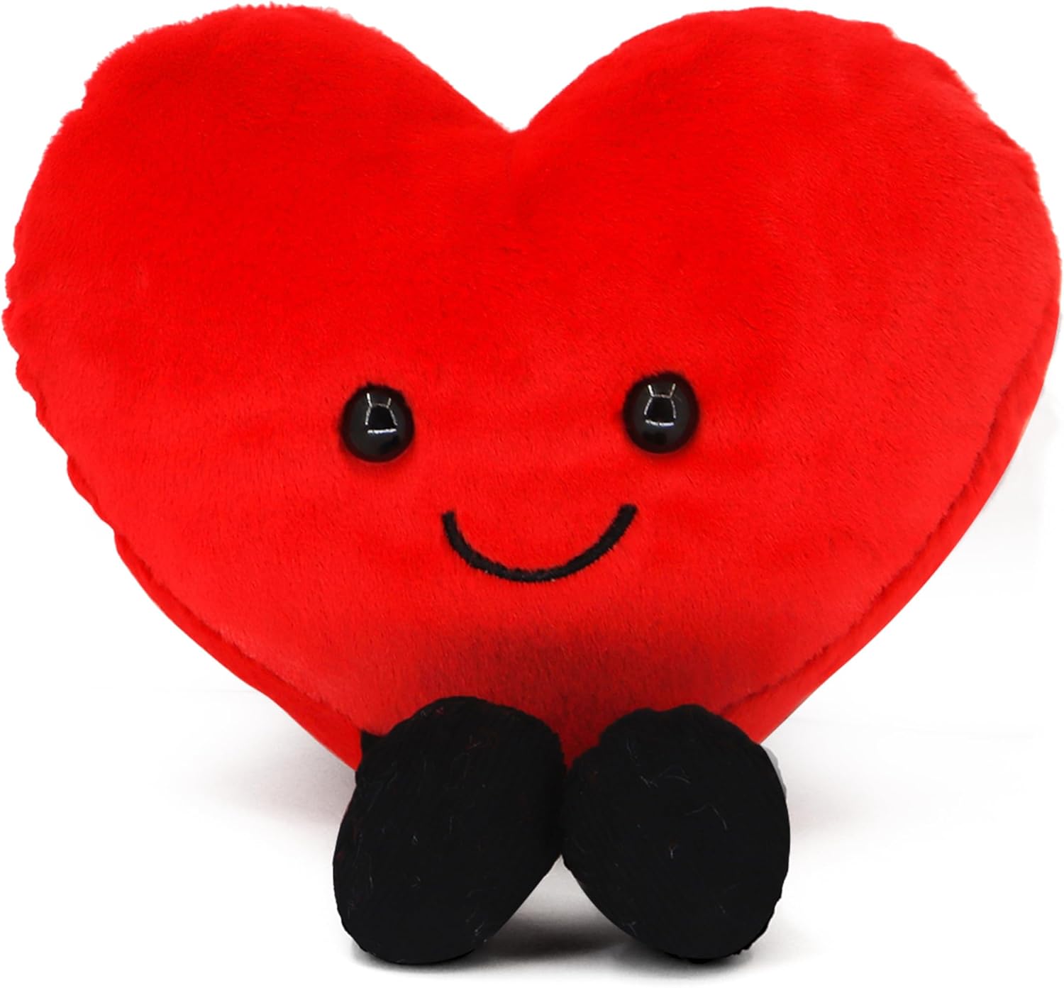 Valentine's Day Heart Pillow,Cute Red Love Pillow Plush Toy,Valentine's Day Gifts for Girls and Boys (7 inch) - Image 2
