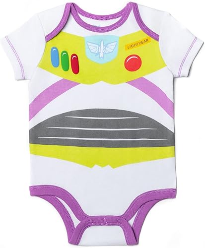 Miniatura 10 de Disney - Conjunto enterizo para bebé con gorra de Toy Story Pooh Los Increíbles Monstruos y Mickey Winnie the Pooh, Monsters Inc., Jack Skellington,