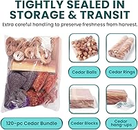 Vista 4 de 36 bloques de cedro para almacenamiento de ropa, astillas de cedro para armarios y cajones, repelentes de bolas de polilla para armarios, tablones