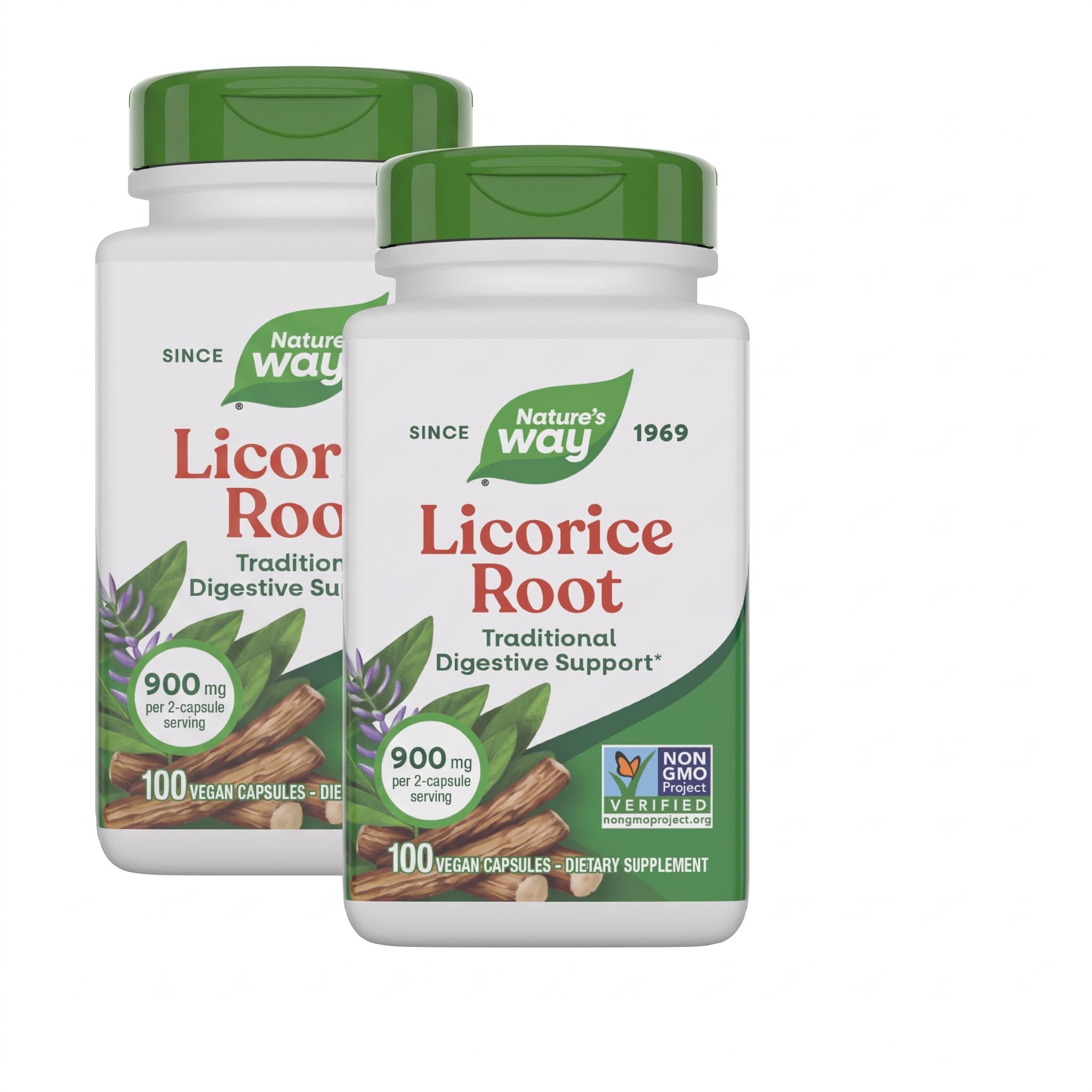 Nature's Way Licorice Root Capsules, 900 mg per Serving, Vegan, 100 ct — Amazon image 10