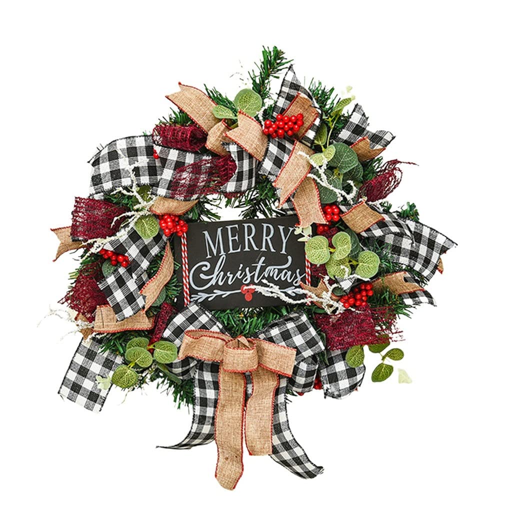 Couronne de Noël pour porte : la solution simple pour sublimer vos fenêtres et parois