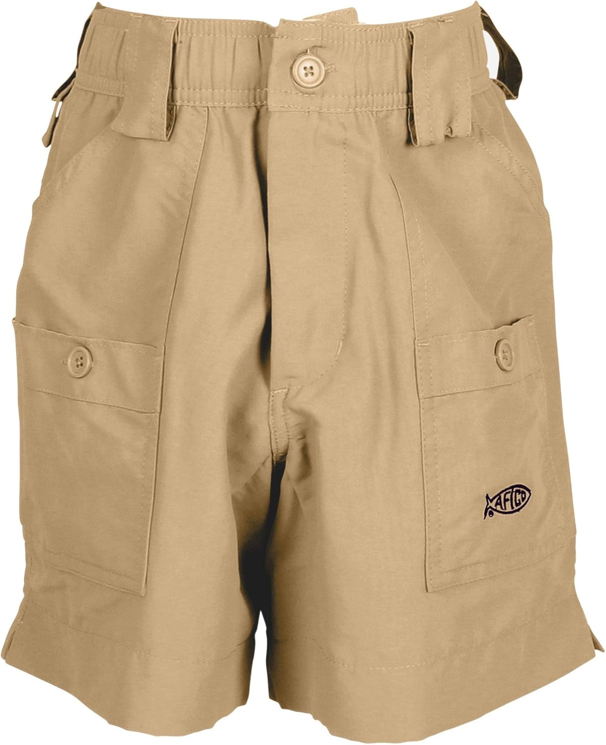 AFTCO Boys Original Fishing Shorts Silver