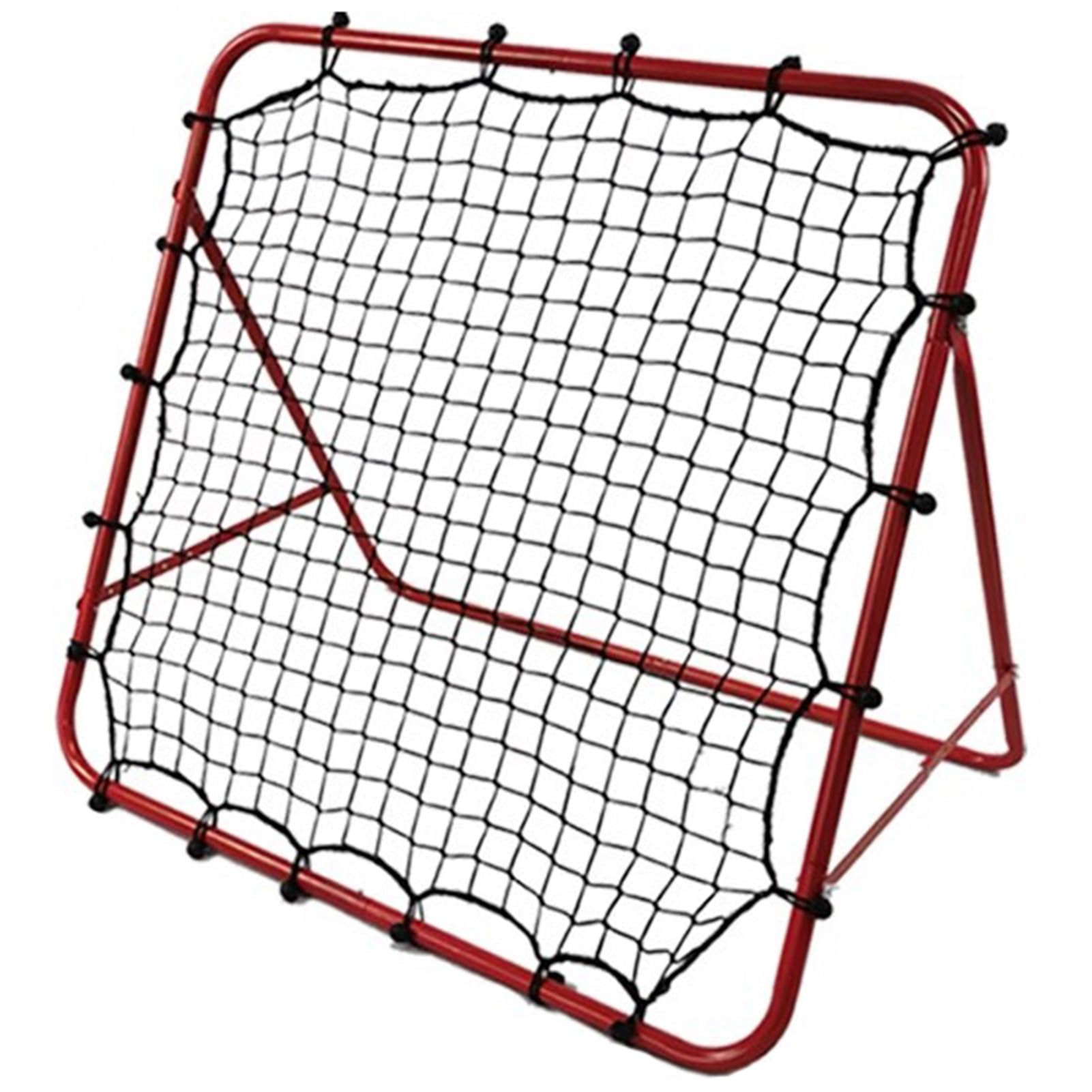 Soccer goal Duża bramka piłkarska z metalową ramą, sprzęt do treningu na podwórku, do gry w pomieszczeniach i na zewnątrz(Red)