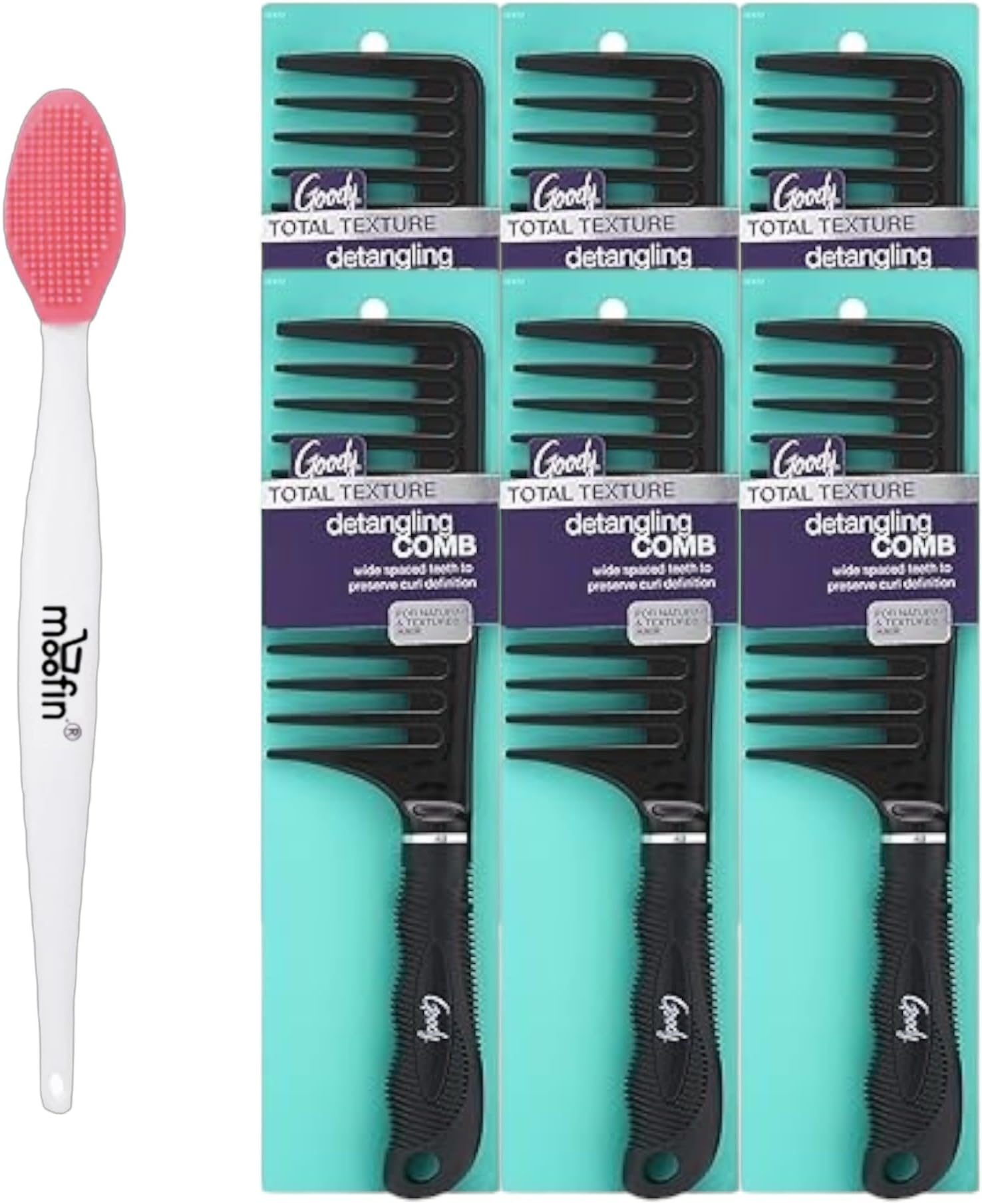 GOODY Total Texture Detangling Handle Comb for Easy