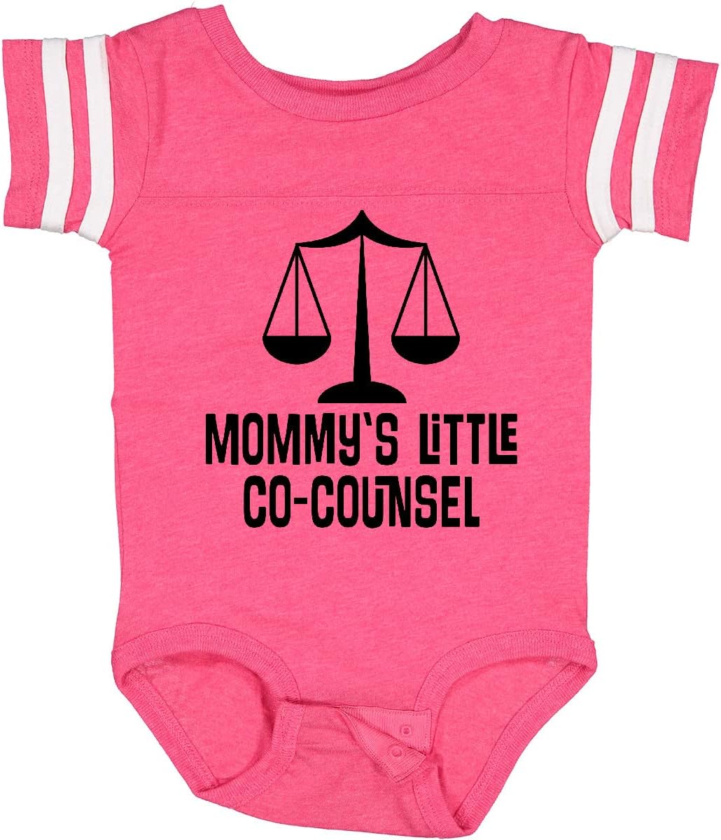 inktastic Mommy Little Co Counsel Lawyer Baby Bodysuit