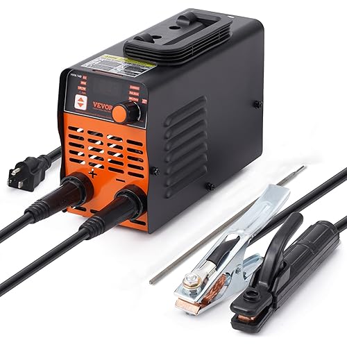 VEVOR Stick Welder, Mini and Portable 140Amp 2 in 1 ARC/Lift Tig Welder Machine, ARC Welder with Hot Start/Arc Force/Anti-Stick, IGBT Inverter Portable MMA Welder Machine, 110V