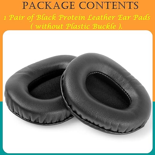 Miniatura 6 de TaiZiChangQin HA-NC250 Almohadillas de repuesto compatibles con auriculares JVC HA-NC250 HA-NC260 HA NC250 NC260 (almohadillas de cuero proteínico)