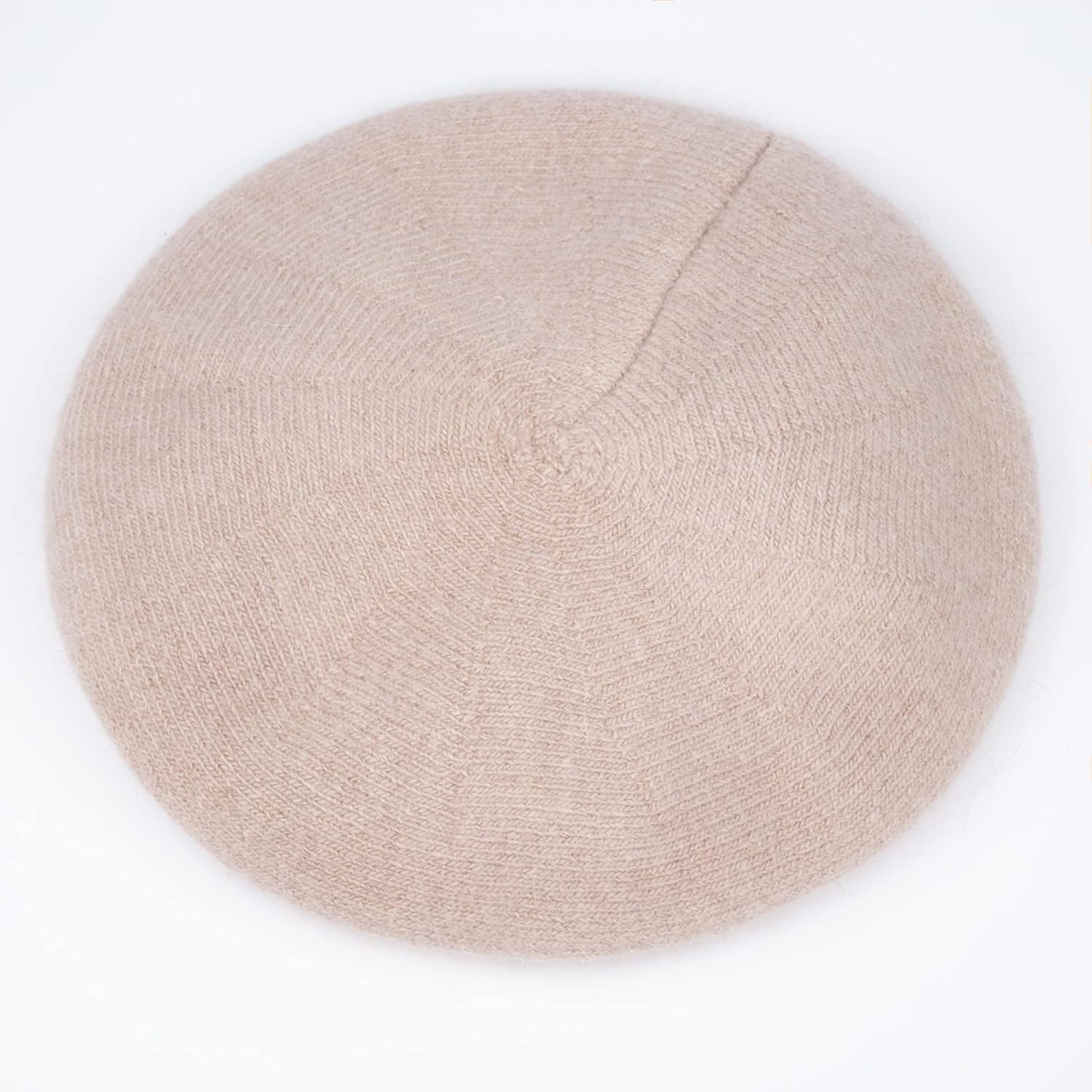 Women Winter Knit Beret Hat Rabbit Hair French Style Beret Classic Warm Casual Beanie Hat - Image 5