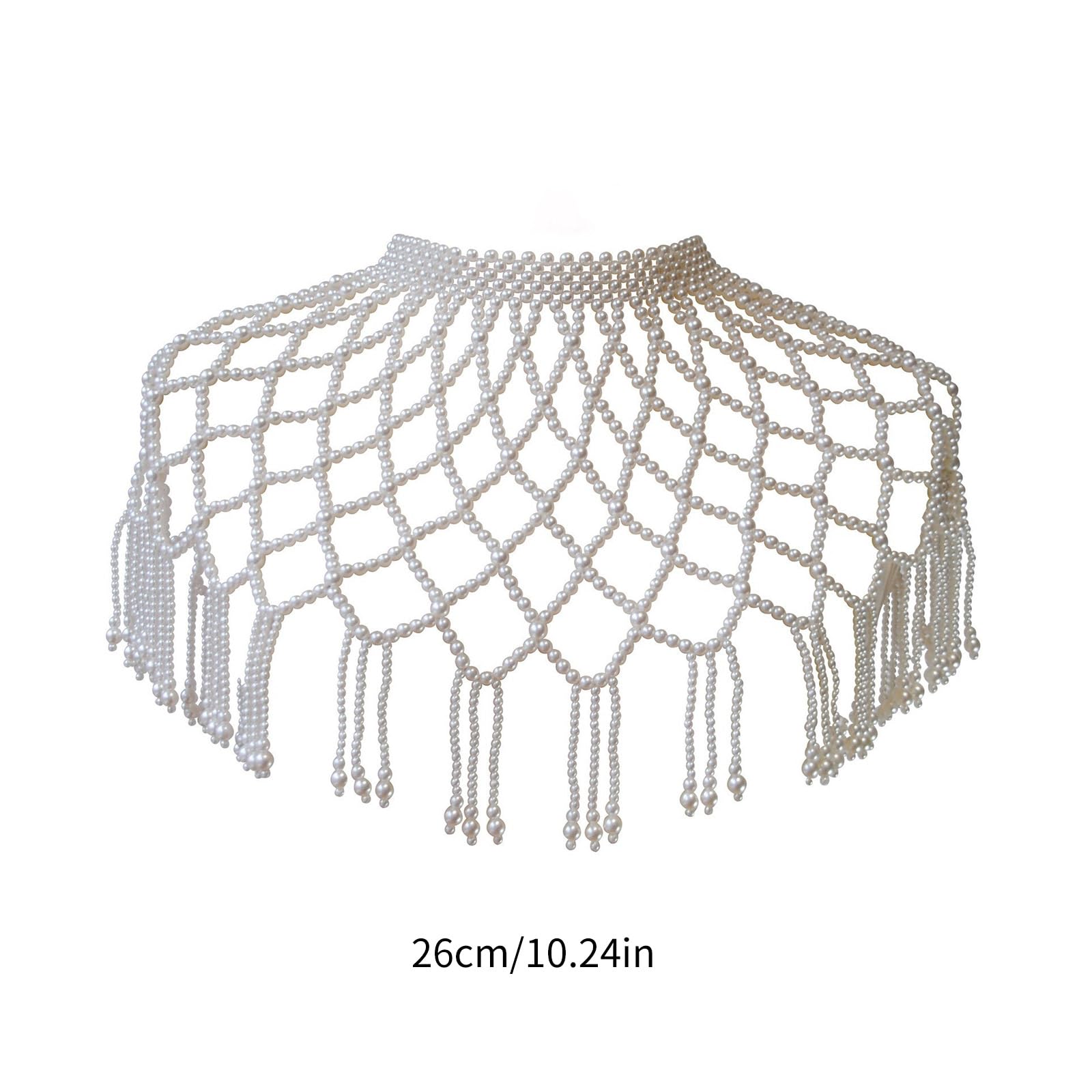 Collar de cuentas de moda con cadena para el cuerpo, chal, cadenas para exhibir tu cuerpo con este accesorio único para el cuerpo