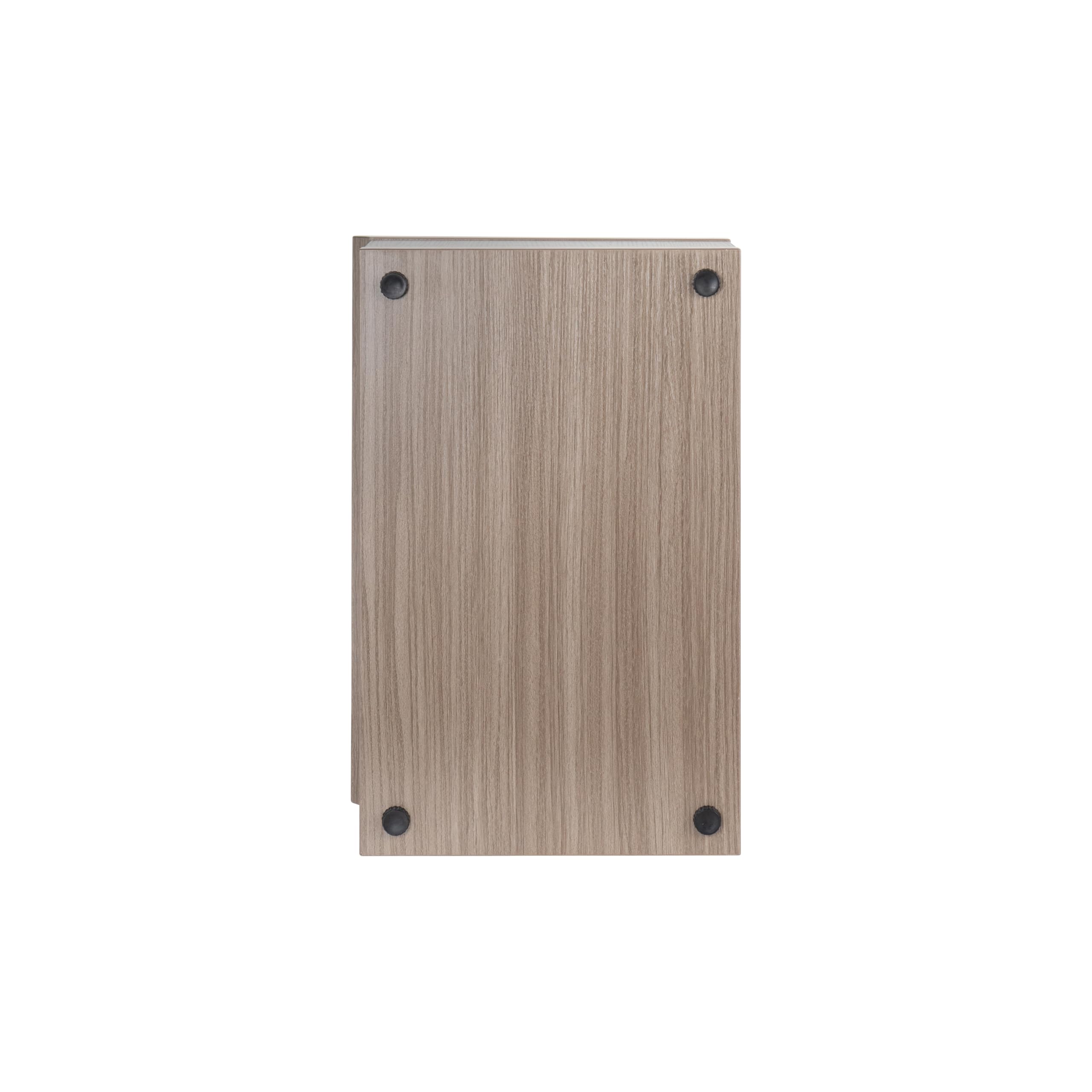Gator Frameworks Elite Furniture Series Desktop 2U Studio Rack, Driftwood Grey (GFW-ELITERK-2U-GRY), Sperrholz, Grau