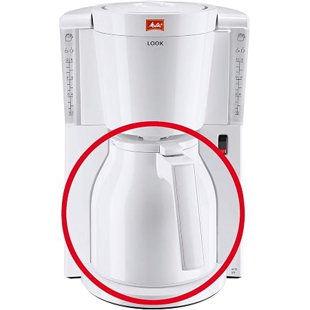 Verseuse Isotherme Melitta LOOK IV Therm - 1 Litre - Pour Café - Conservation De La Chaleur 2 Heures