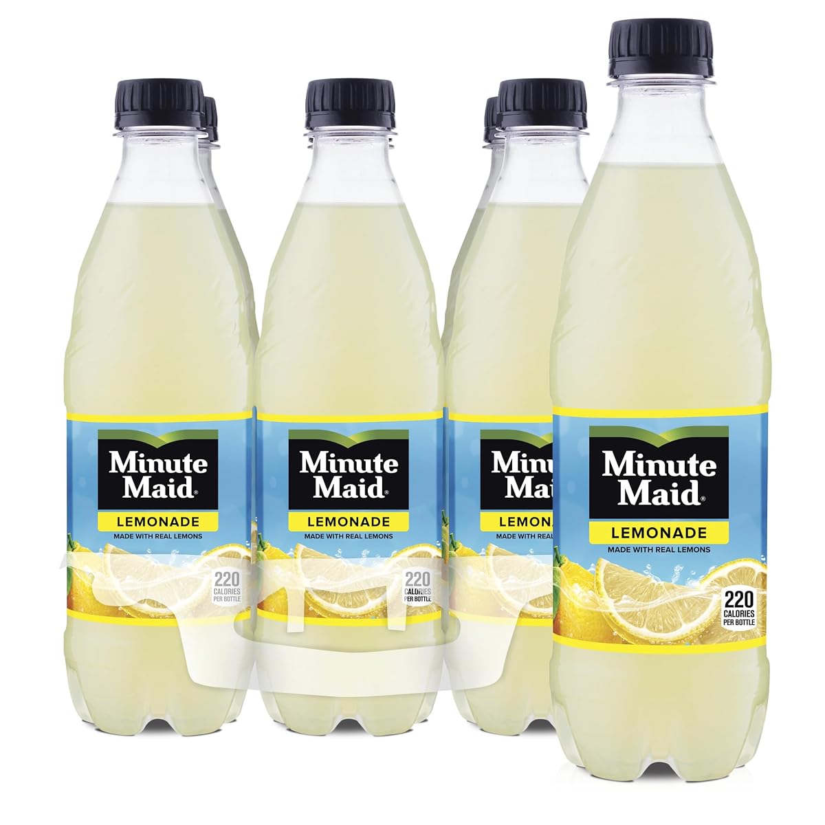 Minute Maid Lemonade, 16.9 fl oz, Pack of 6, Yellow