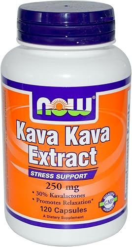 Now Foods Kava Kava, 250 mg, 120 cápsulas