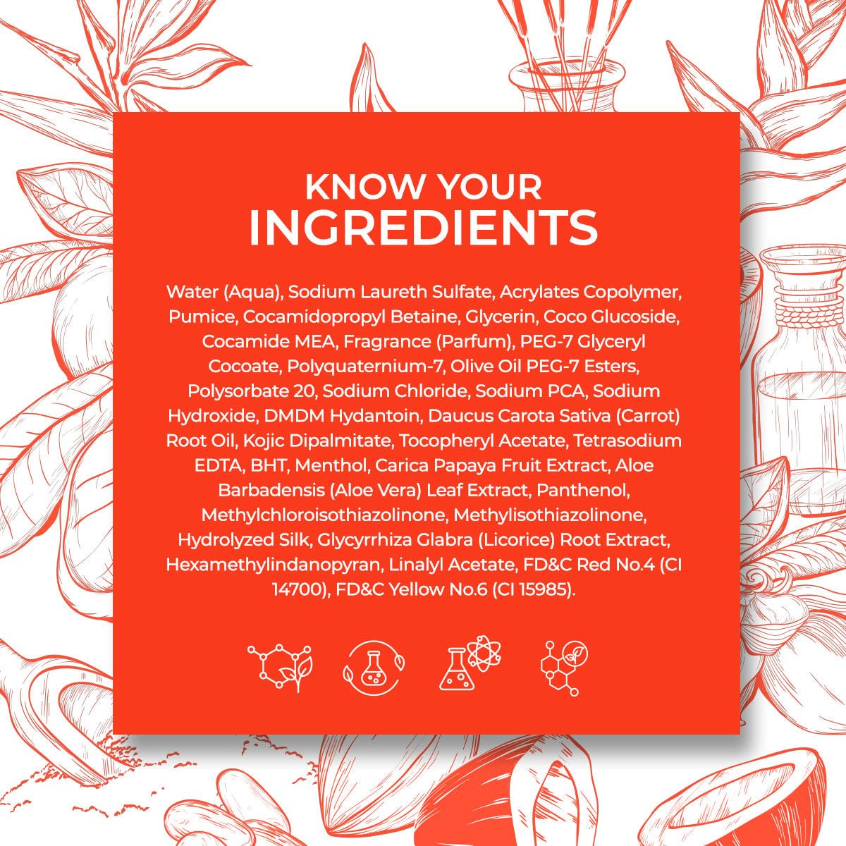 Cosmo Glow Oh Carrot Brightening Exfoliating Body Wash 1000ml/33.8fl.oz, Made With Carrot Oil & Kojic Acid, Skin Care, Moisturizer, Brighten, Hydrate, Smooth Skins, Shower Gel, Body Scrub - Image 6