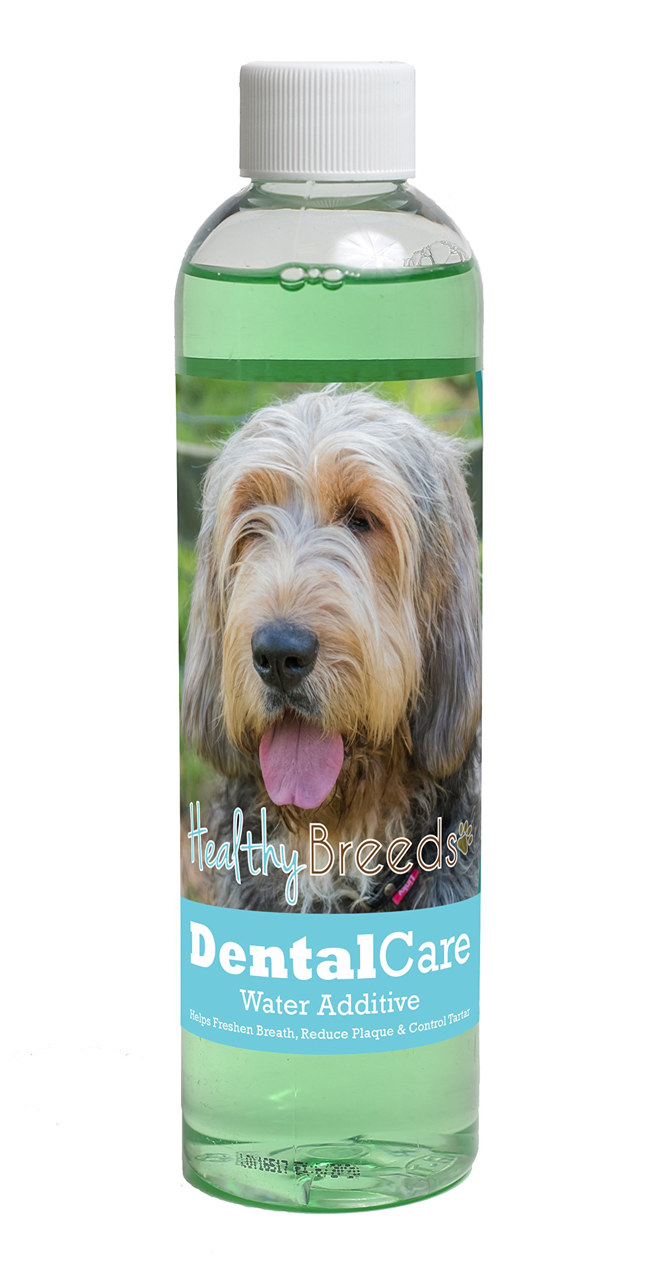 Healthy Breeds Dog Dental Care Water Additive for Otterhound - Helps Freshen Breath, Reduce Plaque &amp; Control Tartar - Mint Flavor - 8 oz
