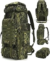 Vista 10 de King'sGuard 70L Camping Hiking Backpack for Men Women Large Military Tactical Backpack Molle Rucksack Backpack for Outdoor