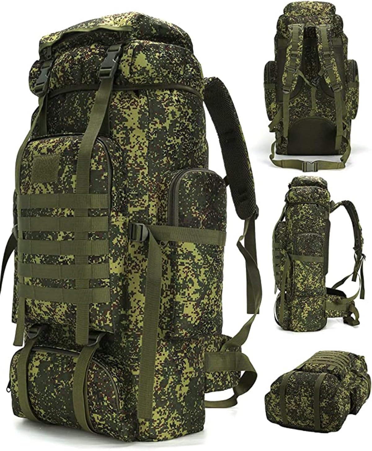- 70L Camping Hiking Backpack for Men Women Large Military Tactical Backpack Molle Rucksack Backpack for Outdoor