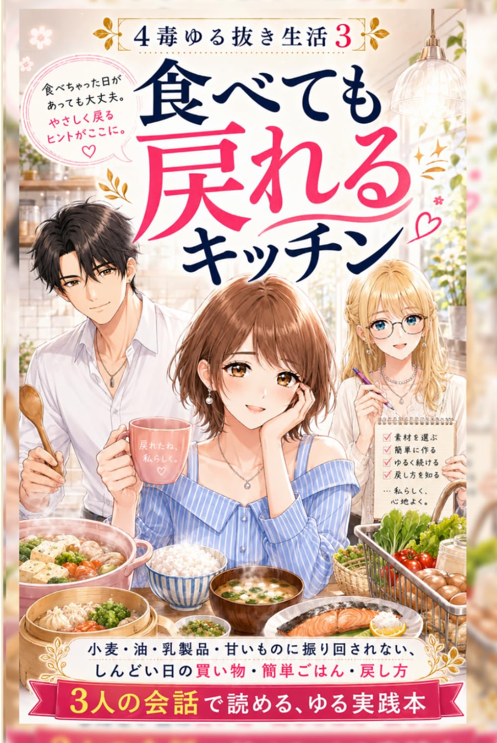 4毒ゆる抜き生活 3 食べても戻れるキッチン: 小麦・油・乳製品・甘いものに振り回されない、しんどい日の買い物・簡単ごはん・戻し方