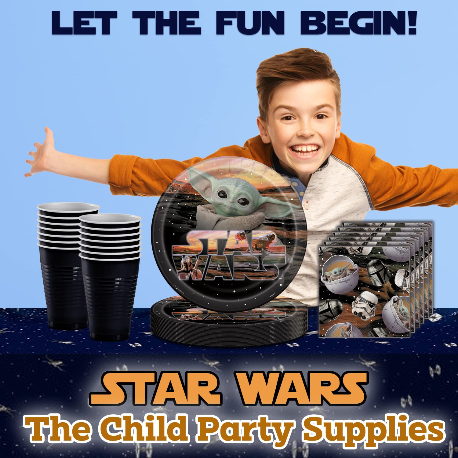 Buy Baby Yoda Birthday Party Supplies Officially Licensed Baby Yoda