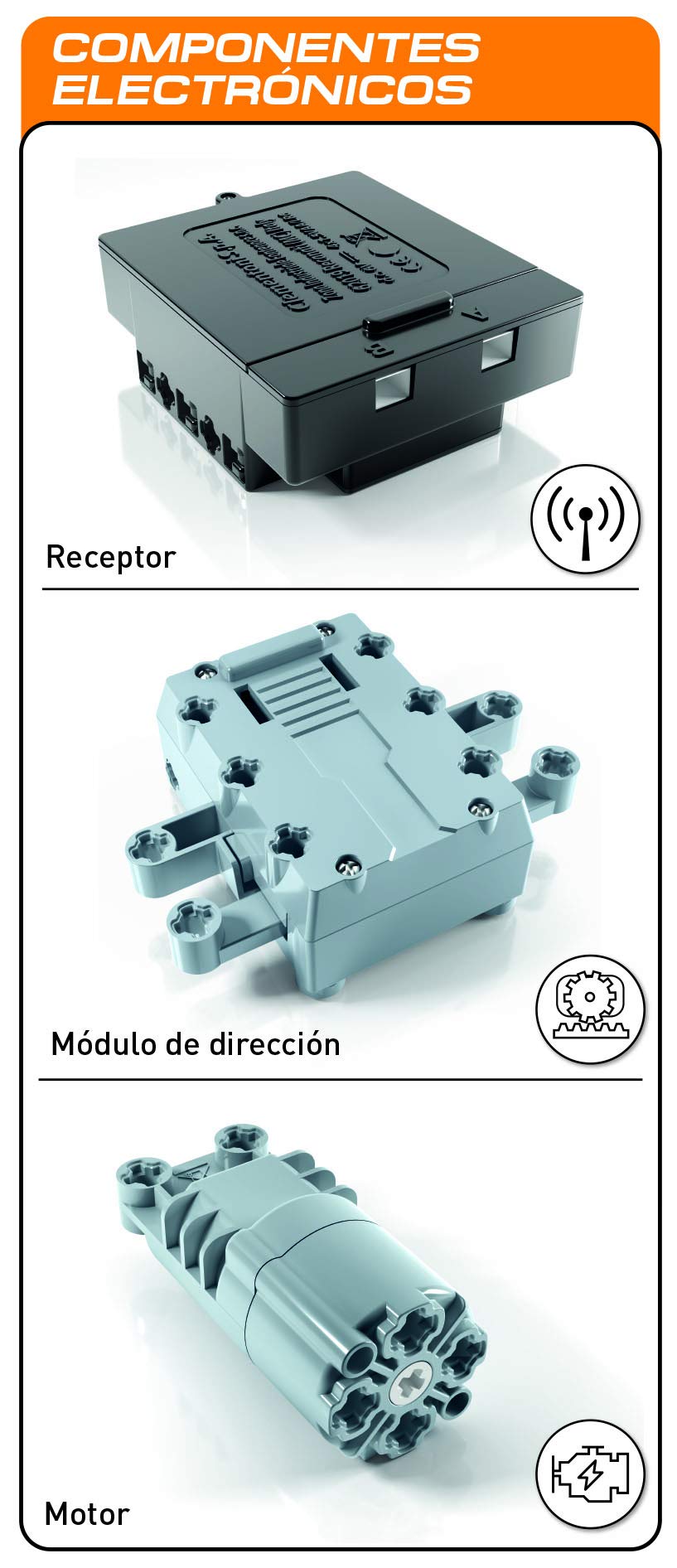 Clementoni - Ciencia y Juego Laboratorio de Mecánica - Coche de Policía Teledirigido, Multicolor, Único (55333)
