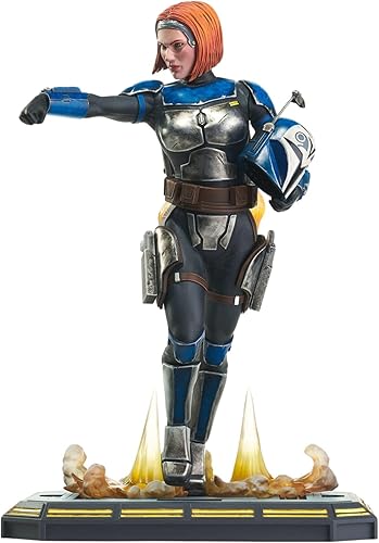 Diamond Select Toys Star Wars The Clone Wars: Bo Katan - Estatua a escala 1:7, multicolor, 11 pulgadas