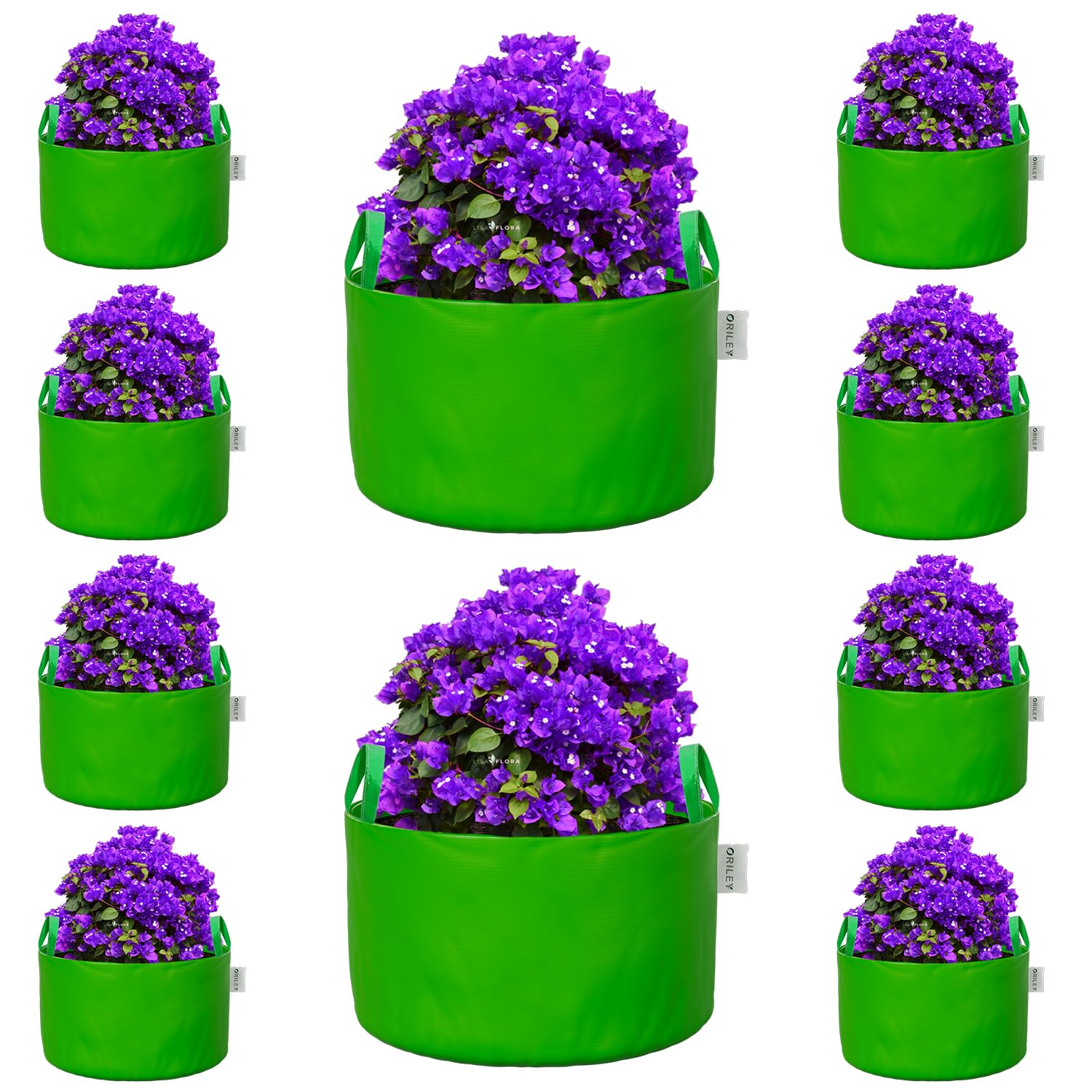 Oriley Grow Bags - Durable Plant Containers -10 Oriley Grow Bags - Durable Plant Containers -10