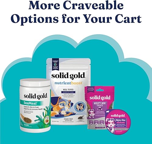 Miniatura 7 de Solid Gold Mighty Mini  Estómago delicado  Aporte probiótico  Sin cereales  Alimento natural holístico para perros pequeños y de razas pequeñas,