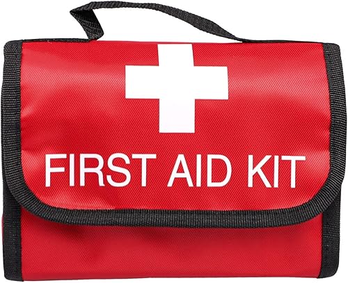 Miniatura 9 de Kit de primeros auxilios, bolsa de rescate de viaje vacía con cruz, bolsa de medicina, kit de emergencia, adecuado para coche, hogar, oficina,