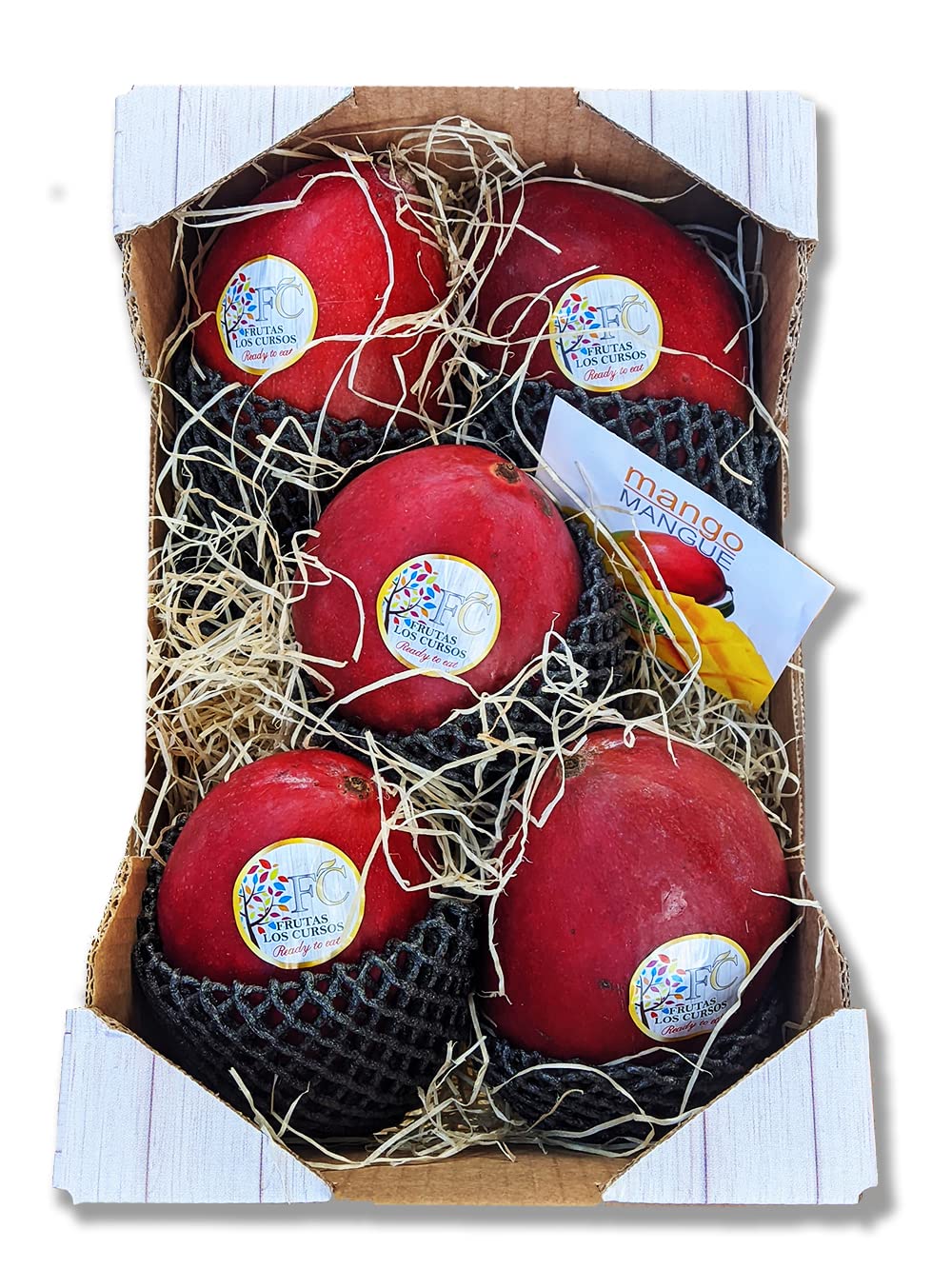 Mango de Importación Superior - Variedad Palmer - Formato de 2kg - Piezas Seleccionadas de Sabor Intenso - Fruta Tropical Natural Rica en Vitaminas